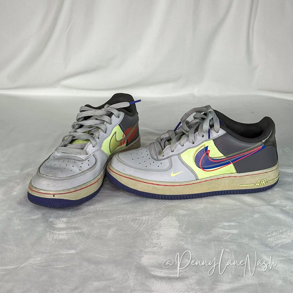 Nike Air Force 1 Low Dunk It (GS) Size 7Y- CT1628-001 - Picture 7 of 13